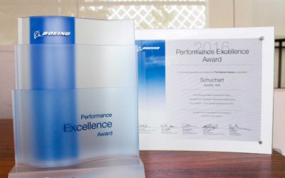 Schuchart Receives Boeing Performance Excellence Award