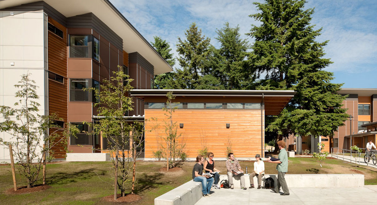 Bastyr University student housing exterior