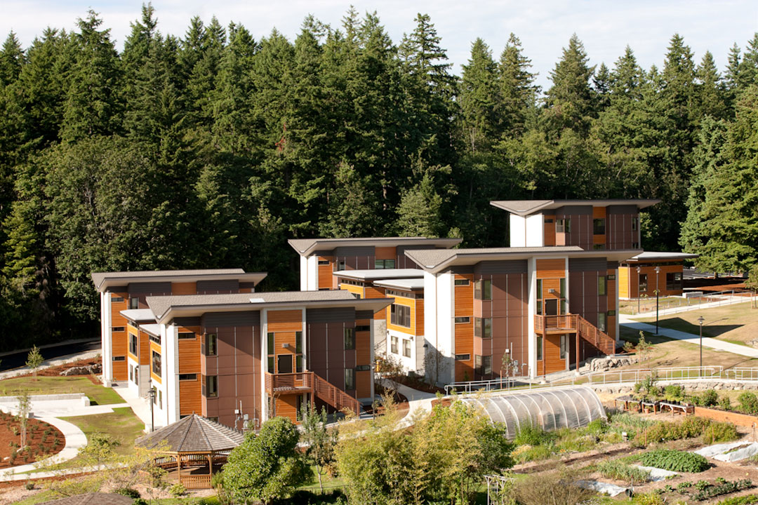 Bastyr University student housing exterior