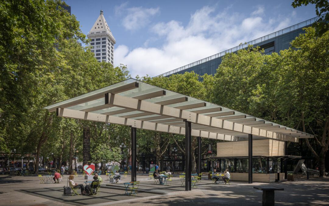 Occidental Park Timber and Glass Pavilion