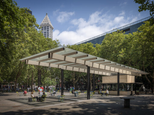 Occidental Park Timber and Glass Pavilion